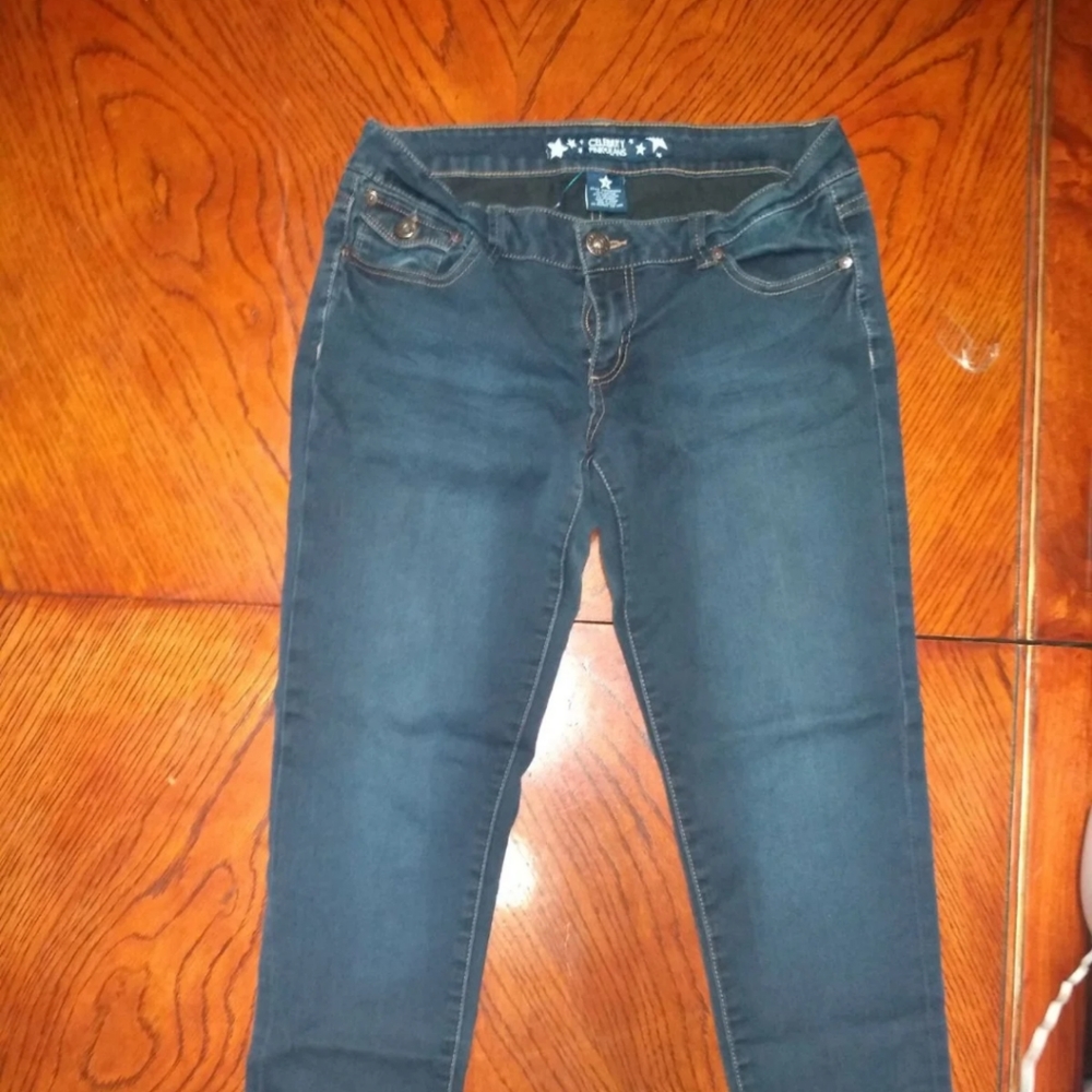 Celebrity pink skinny jeans size 9